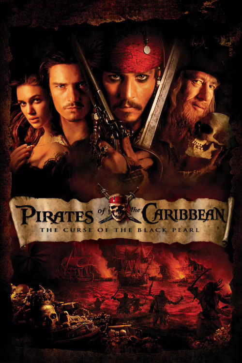 Pirates of the Caribbean: The Curse of the Black Pearl (2003) [Hindi & English]