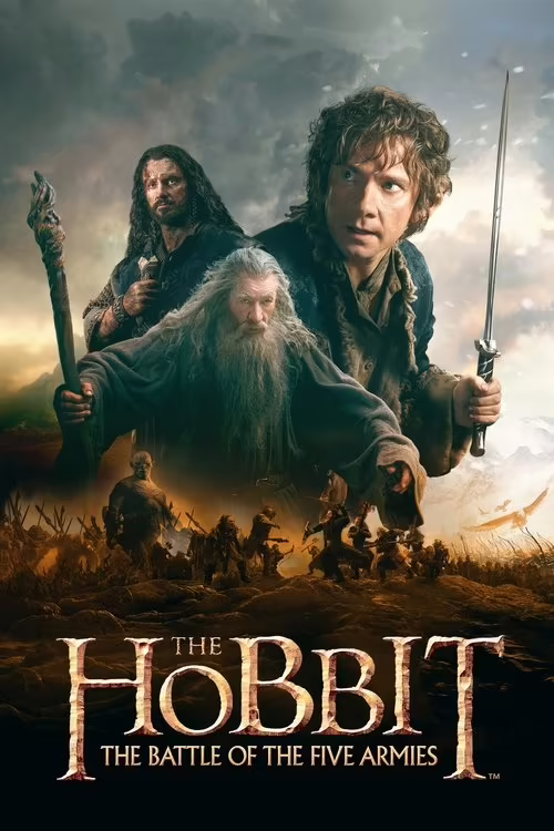 The Hobbit: The Battle of the Five Armies (2014) [Hindi & English]